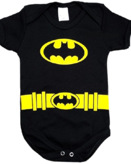 Body Temático Batman Preto
