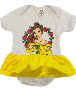 Body Temático Bela e a Fera (Rosto)