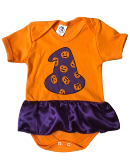 Body Temático Bruxinha Halloween