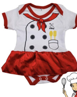 Body Temático Chef de Cozinha Feminino