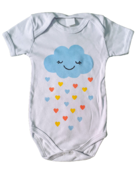 Body Temático Chuva de benção branco