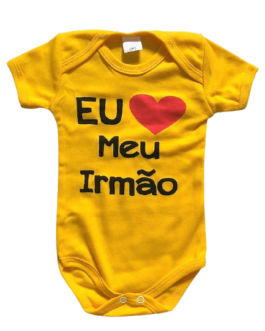 Body Temático Eu amo meu irmão