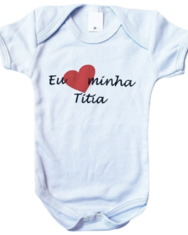 Body Temático Eu amo minha titia