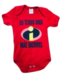 Body Temático Mãe Incrível