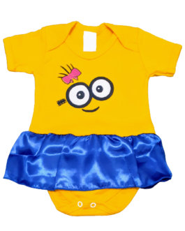 Body Temático Minions Feminino