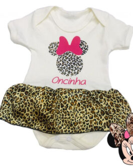 Body Temático Onça bege