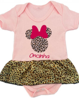 Body Temático Oncinha Rosa