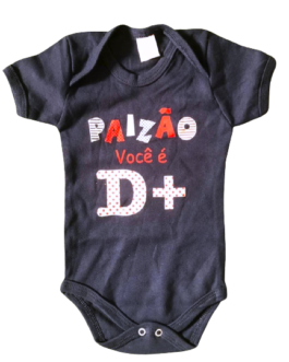 Body Temático Paizão Você é D+ Azul