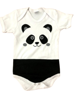 Body Temático Panda Branco