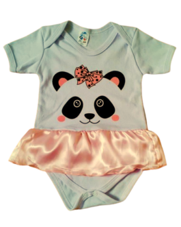 Body Temático Panda Rosa